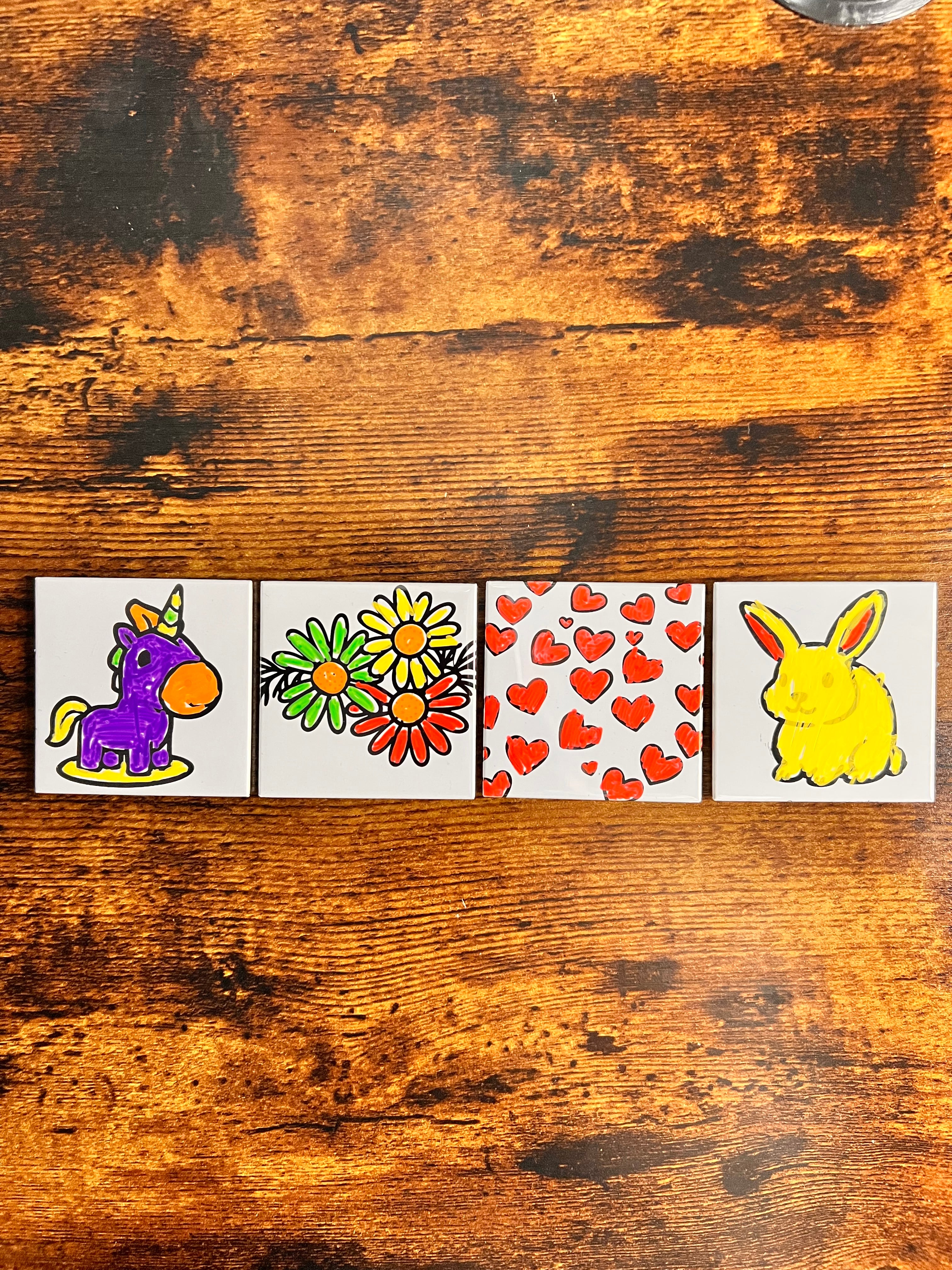 Colour-In Photo Magnets