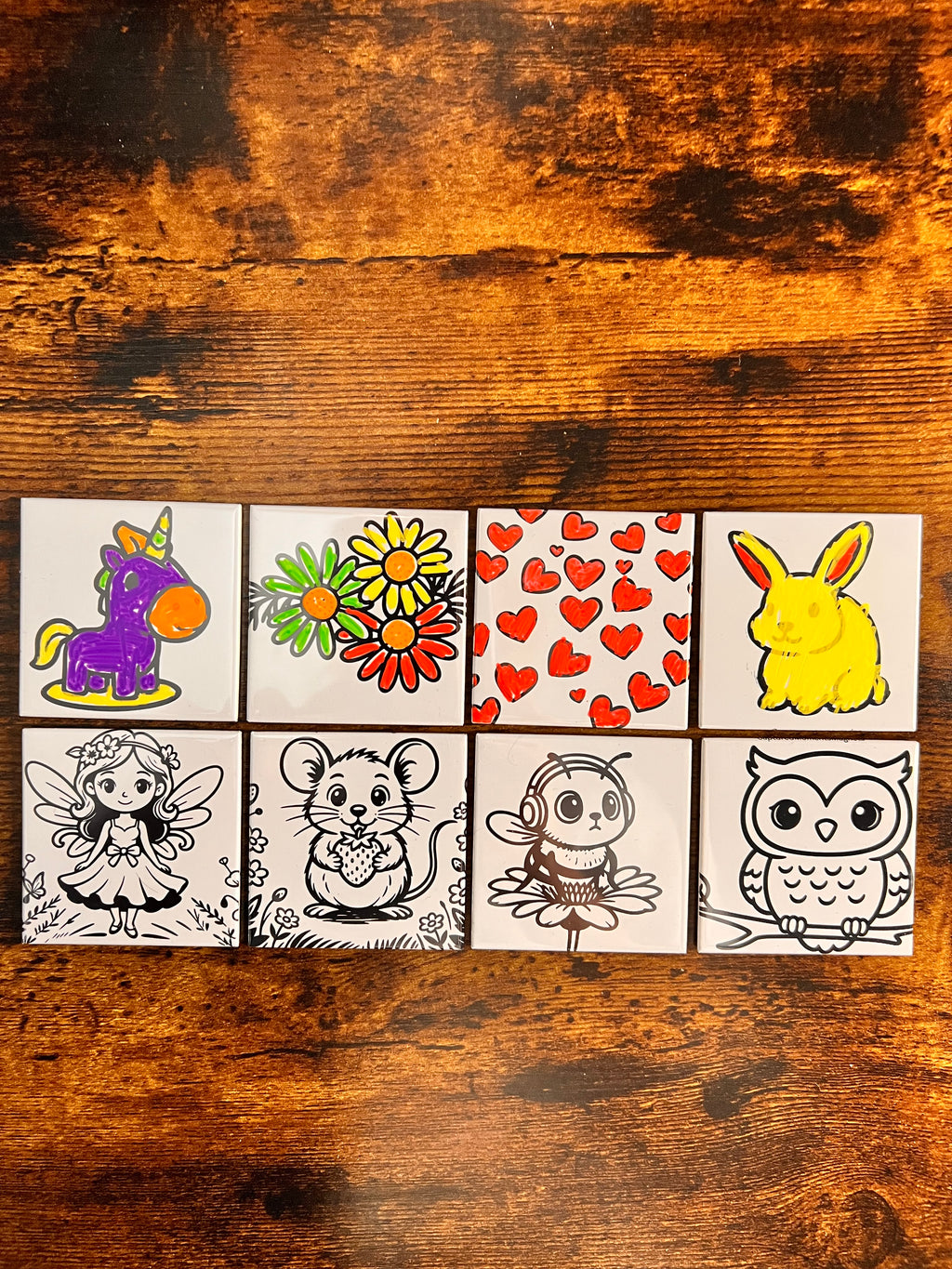 Colour-In Photo Magnets